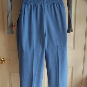 Briggs petite pants light blue NWT